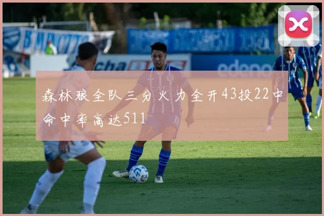 森林狼全队三分火力全开43投22中命中率高达511